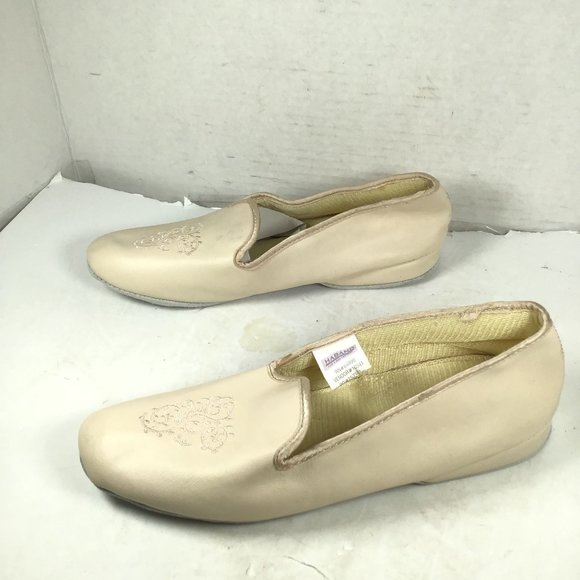 Haband Shoes Haband Women Slippers Flat Loafers Slipon Ivorycream